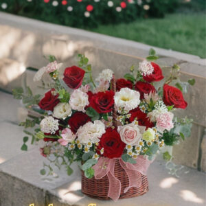 Giỏ hoa hồng -GH01